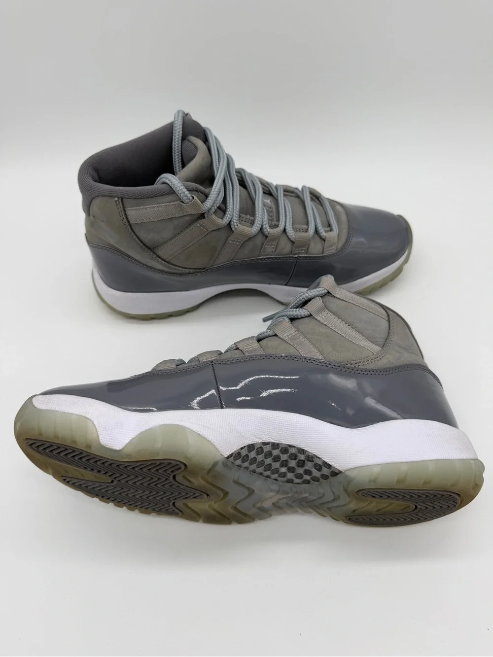 Nike Air Jordan 11 Retro CT8012-005 Shoes Cool Grey Patent Men's - Size 7.5